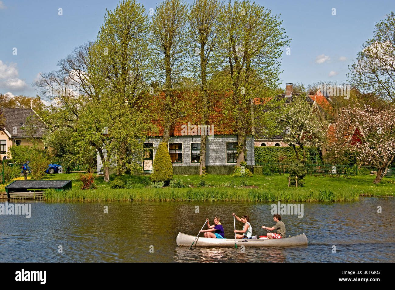 Broek in Waterland olandese North Holland Olanda popolare villaggio residence di mercanti e di marinai da Amsterdam Foto Stock