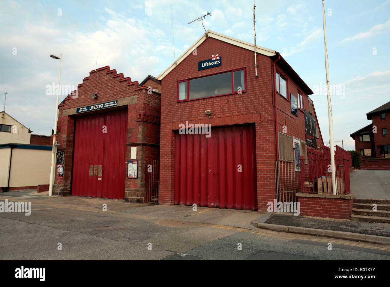 Hoylake Life Boat station situato in Hoylake sul Wirral Penninsula Foto Stock