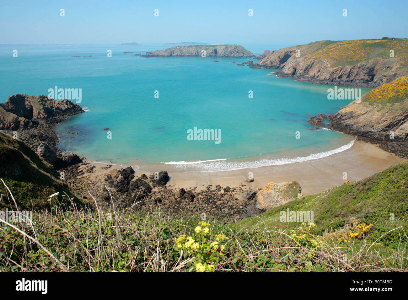 La Grande Greve sull Isola di Sark Foto Stock