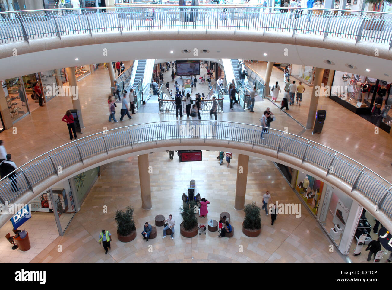 Il Bullring Shopping Centre Birmingham Inghilterra Foto Stock
