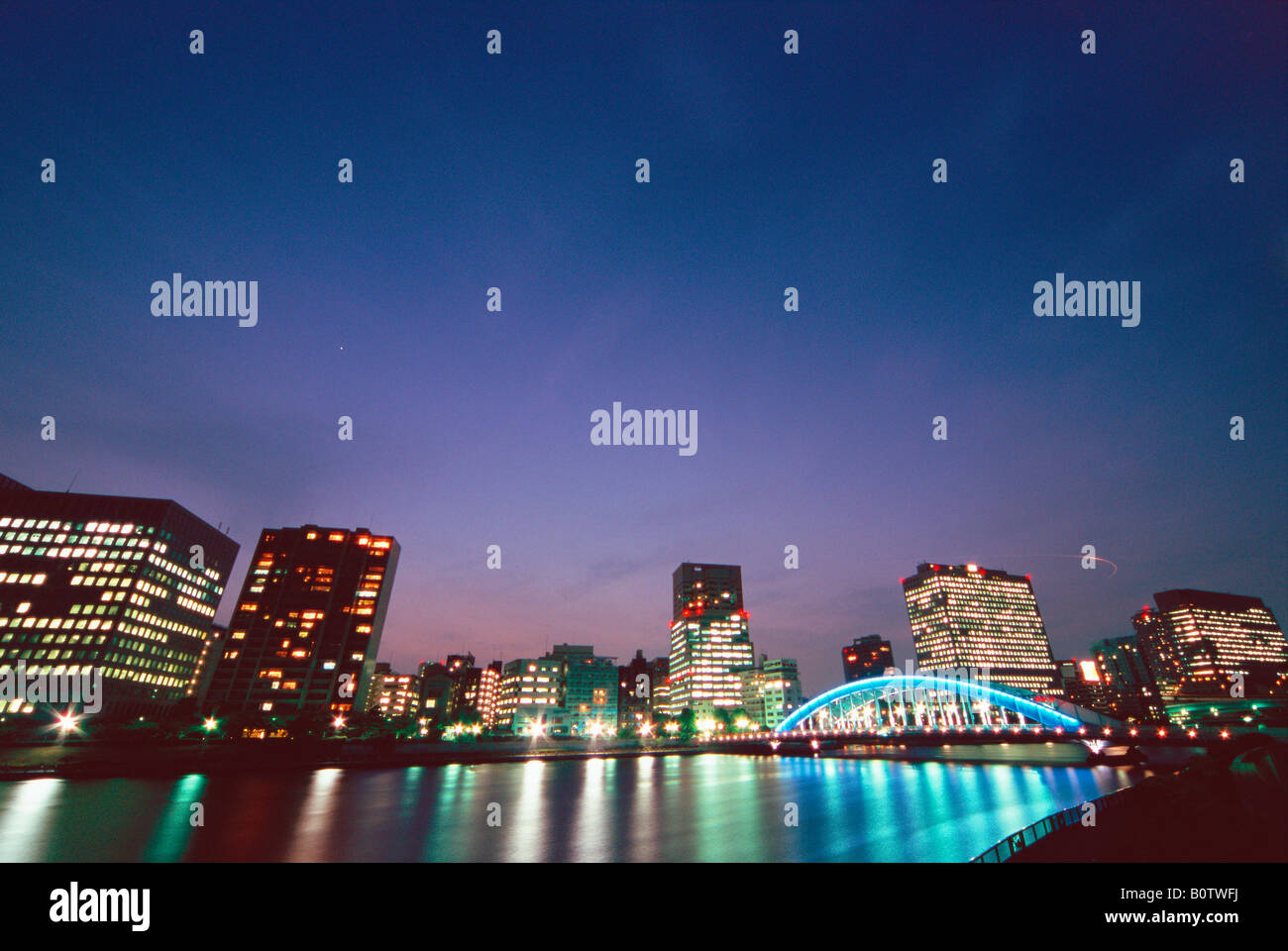 Ponte Eitai, Tokyo, Giappone Foto Stock