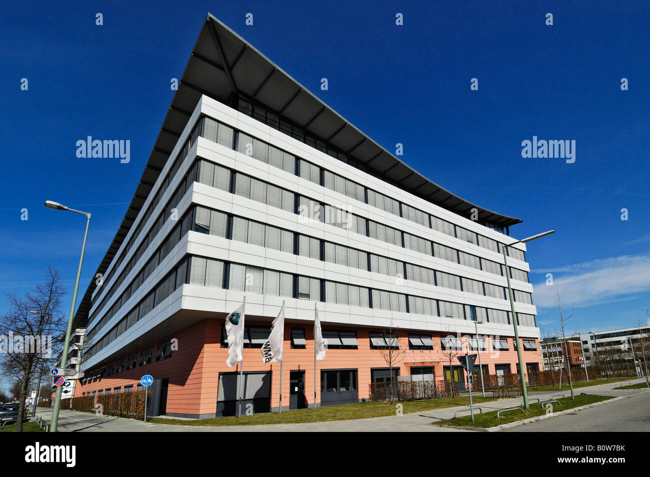 Entwicklung und Logistikzentrum, centro per lo sviluppo e la logistica, BMW, Mini, Monaco di Baviera, Germania Foto Stock