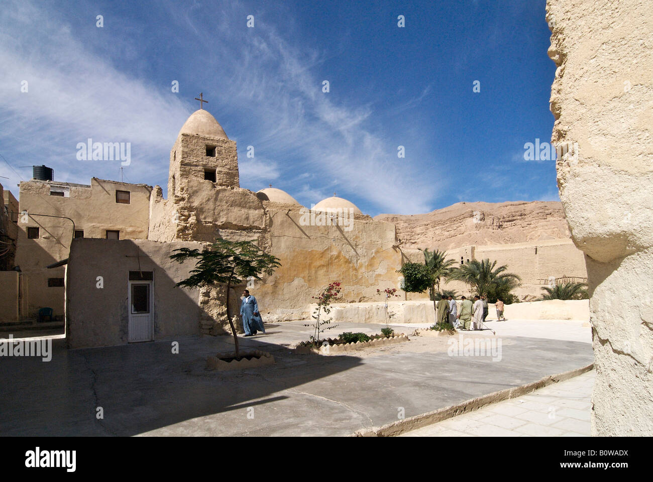 Monastero di San Paolo anacoreta, monastero delle Tigri dedicata a San Paolo di Tebe, il Deserto Orientale, Mar Rosso, Egitto Foto Stock