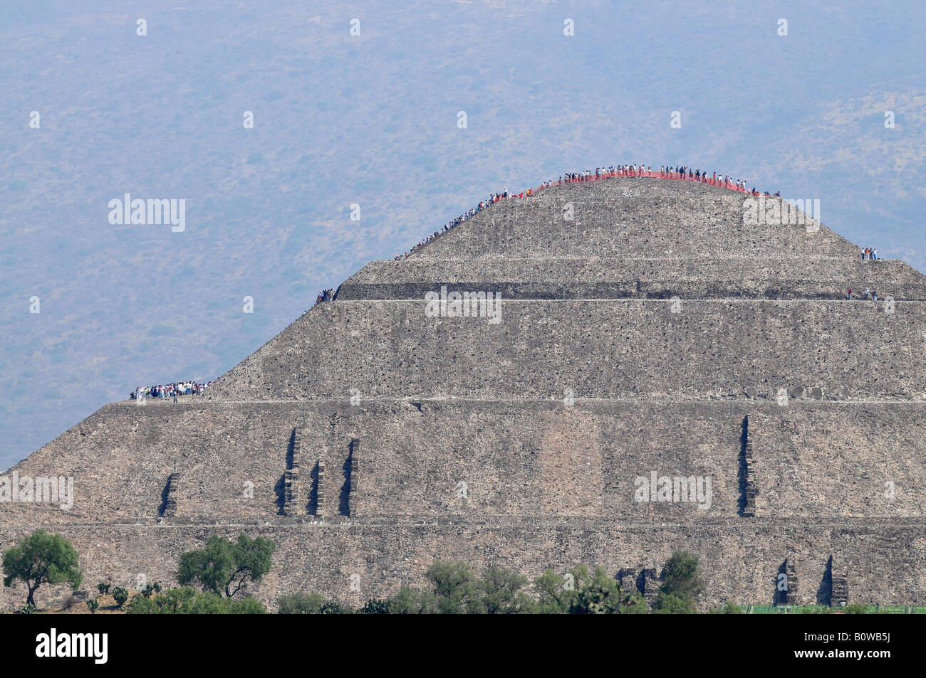 Piramide del Sole, Teotihuacan, Messico, Nord America Foto Stock