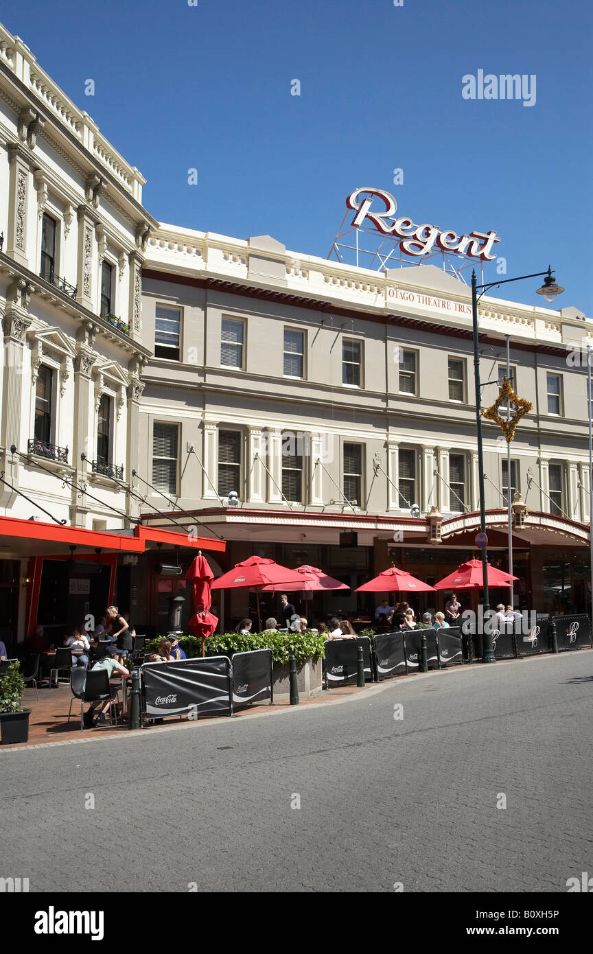 Regent Theatre Bar e Caffetterie Octagon Dunedin Isola del Sud della Nuova Zelanda Foto Stock