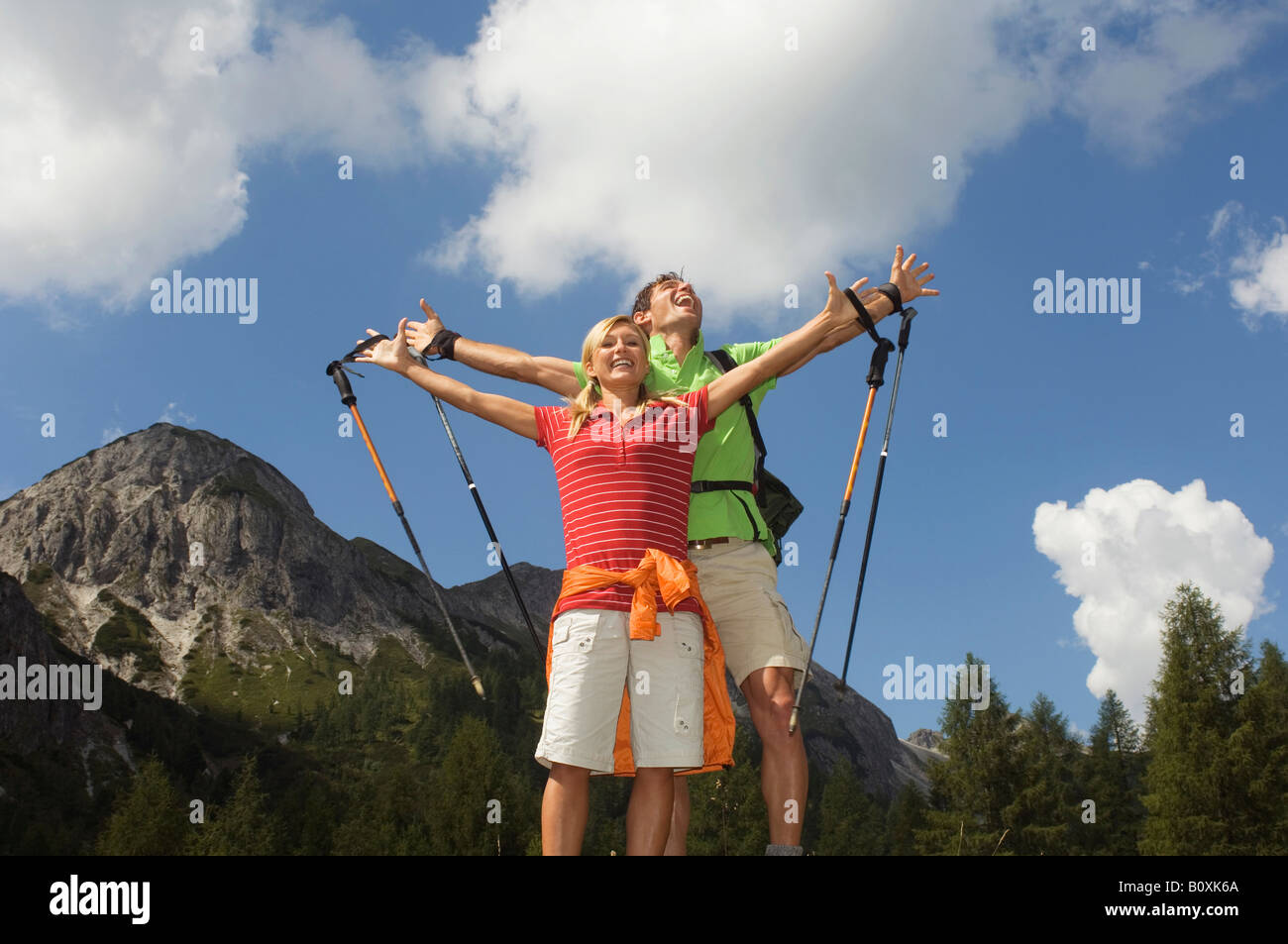 Austria, Salzburger Land, giovane tifo Foto Stock