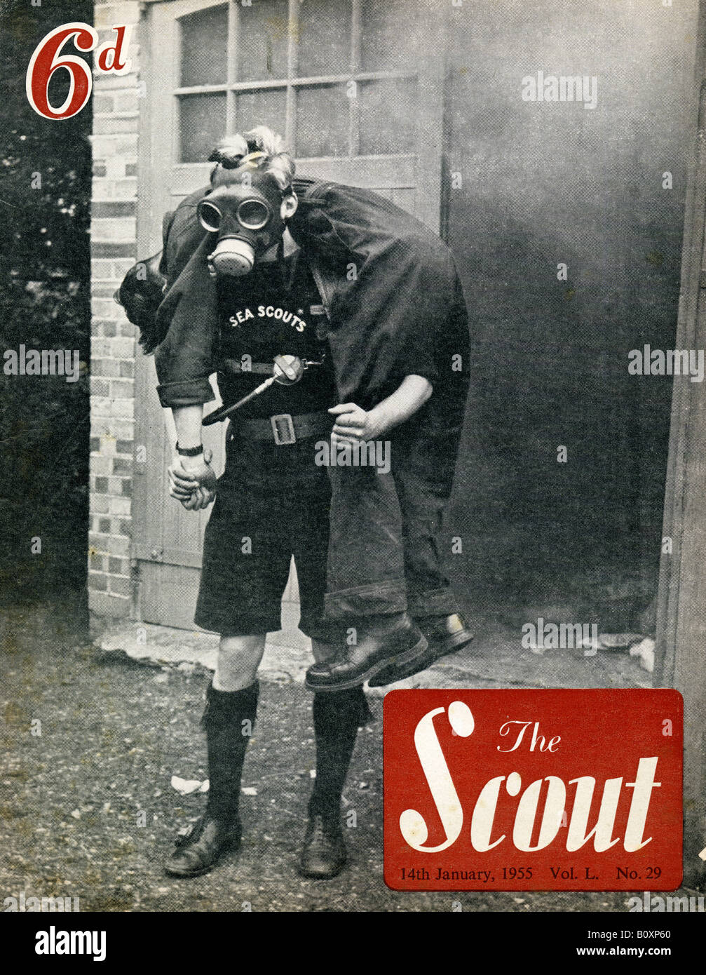 La rivista Scout 14 gennaio 1955 per solo uso editoriale Foto Stock