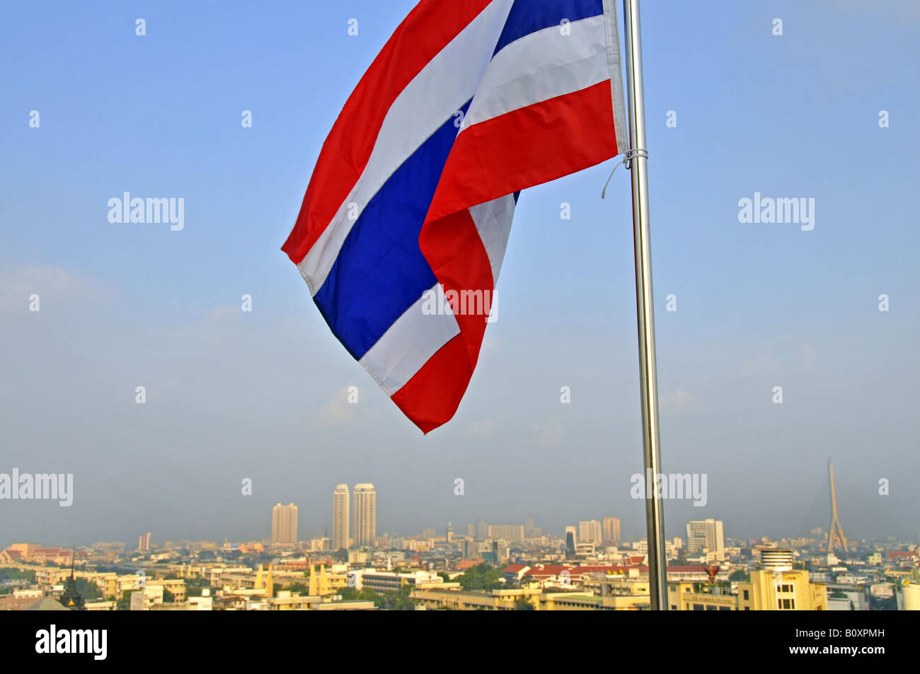 Panorama dal Golden Mount, Thailandia, Bangkok Foto Stock