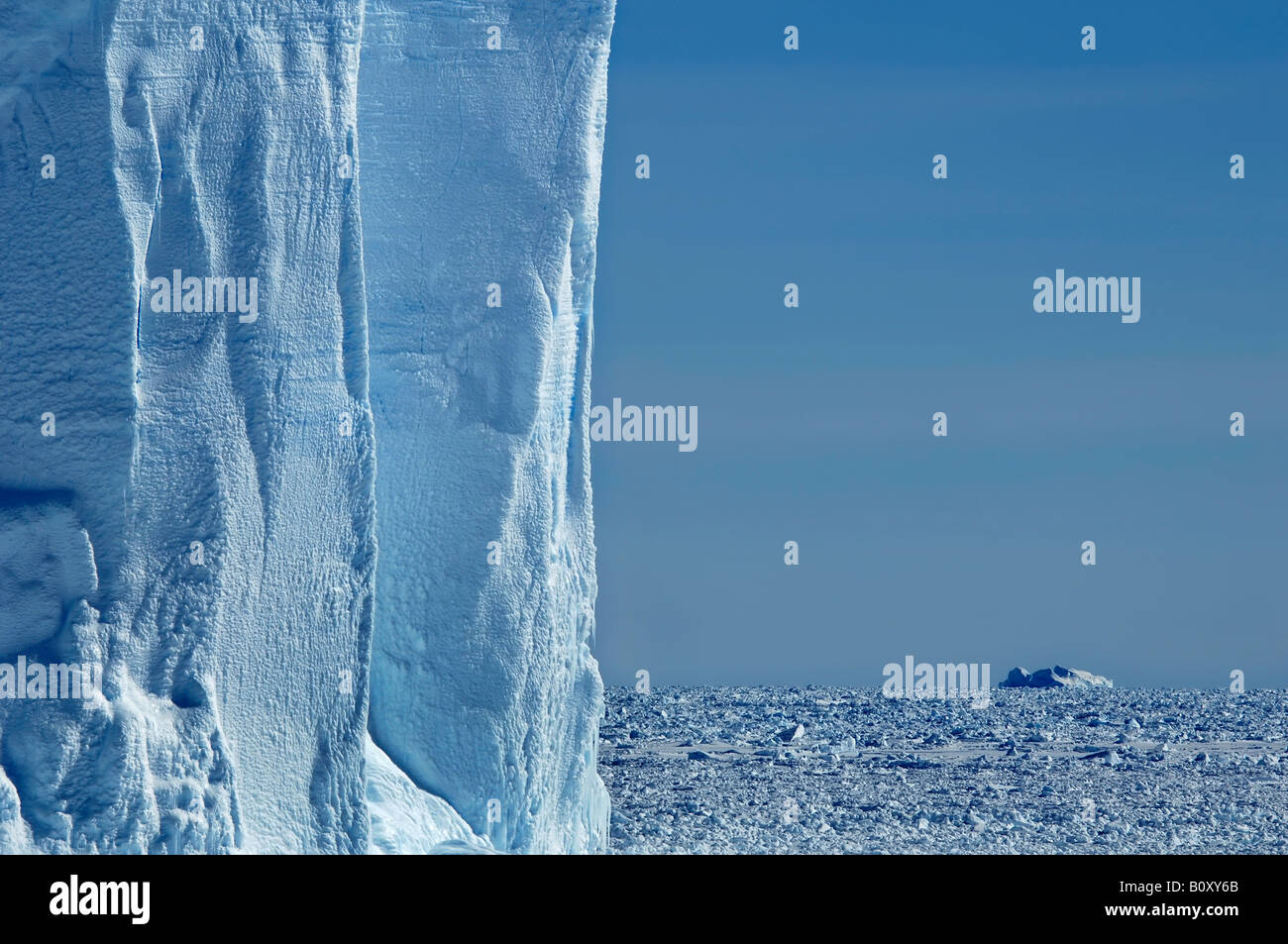 Parete di iceberg in Antartide, Antartide, Suedpolarmeer Foto Stock