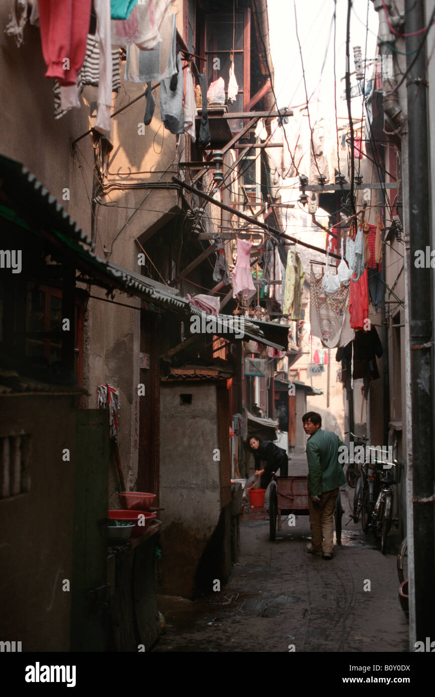 Case nella città vecchia di Nanshi, Cina Shanghai, Nanshi Foto Stock
