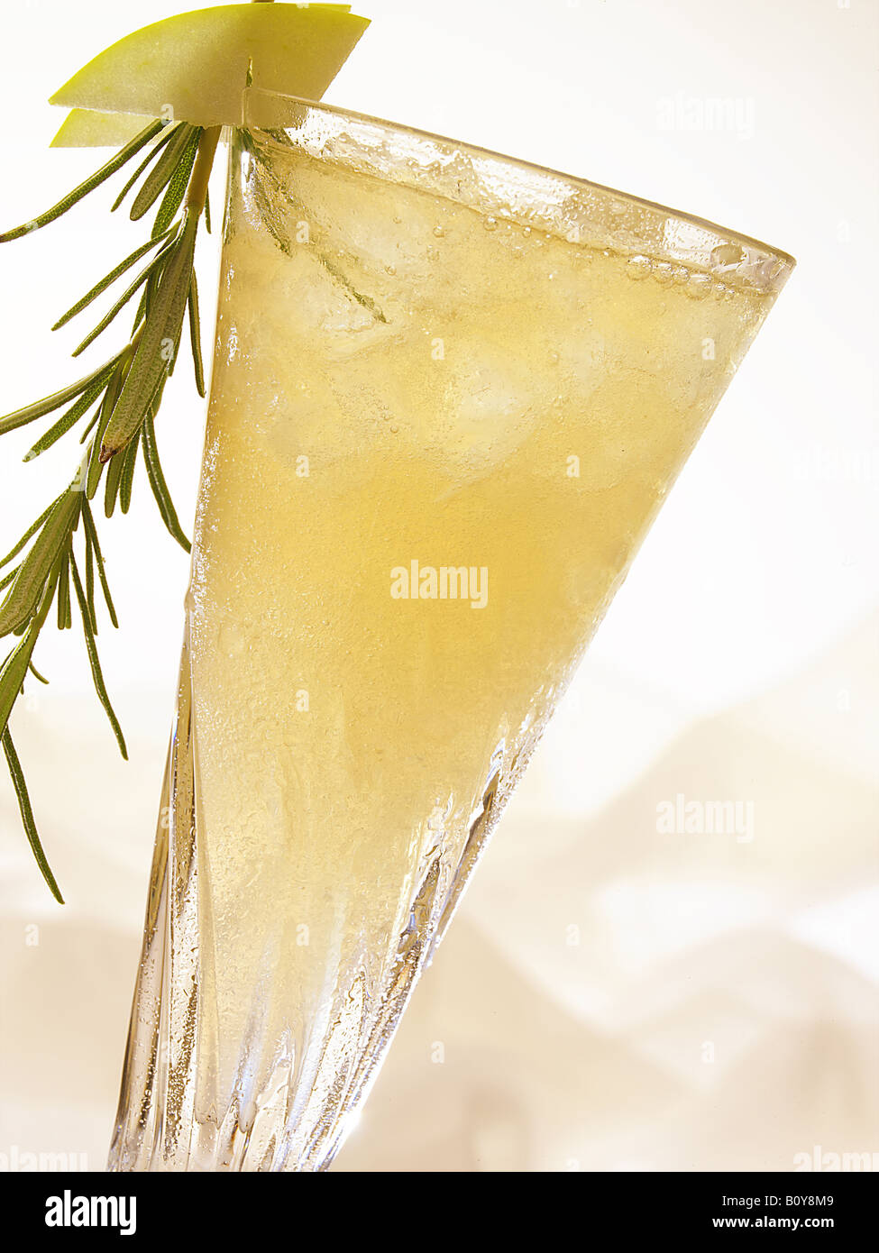 Aromatizzato al limone Cocktail Foto Stock