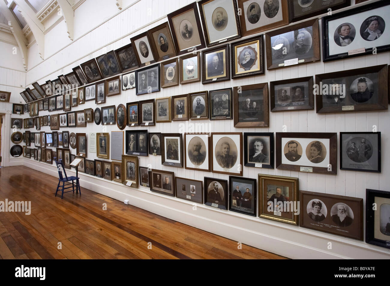 Portrait Gallery Otago Settlers Museum Dunedin Isola del Sud della Nuova Zelanda Foto Stock