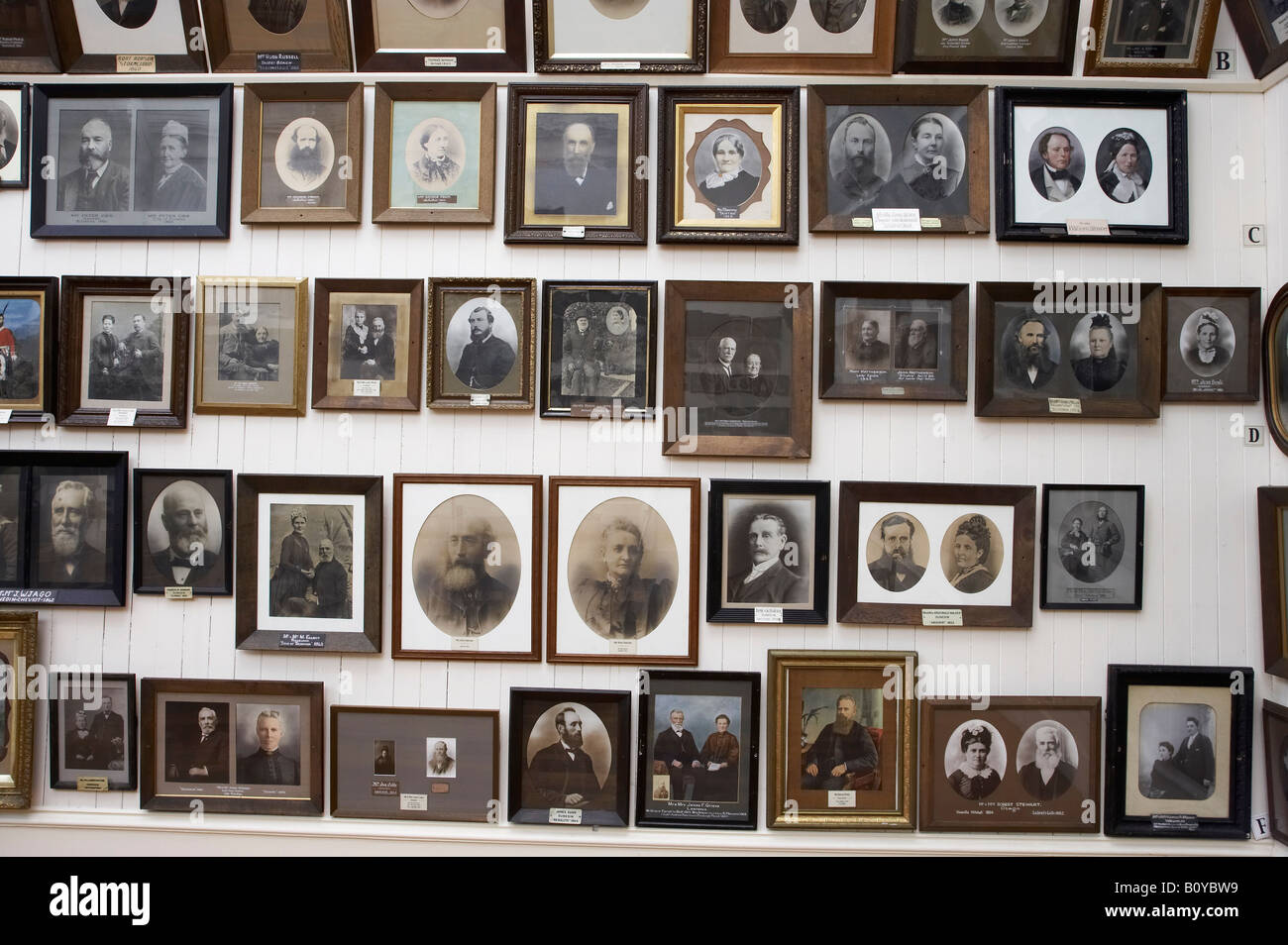 Portrait Gallery Otago Settlers Museum Dunedin Isola del Sud della Nuova Zelanda Foto Stock