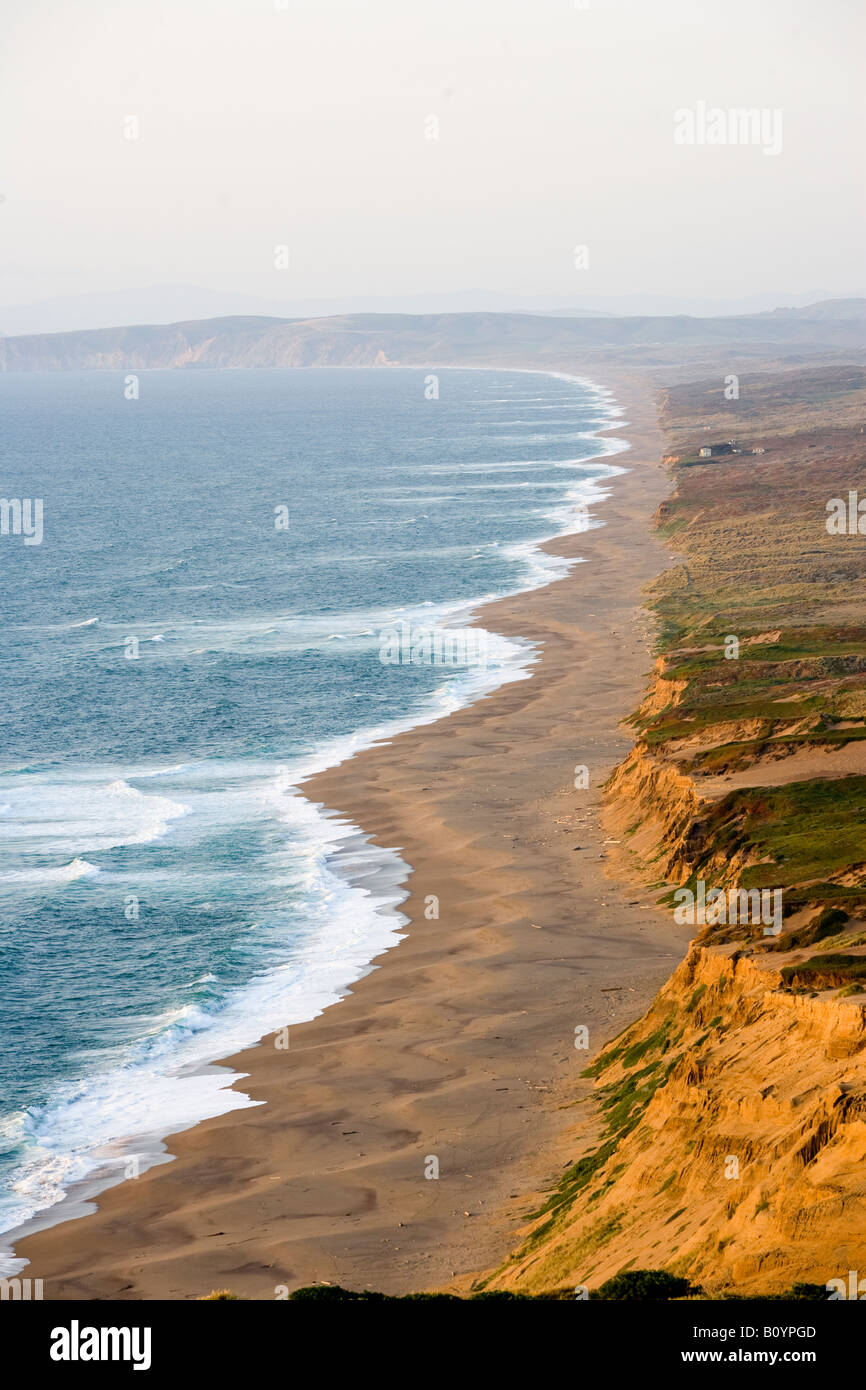 Point Reyes National Seashore California Stati Uniti nella luce della sera Foto Stock