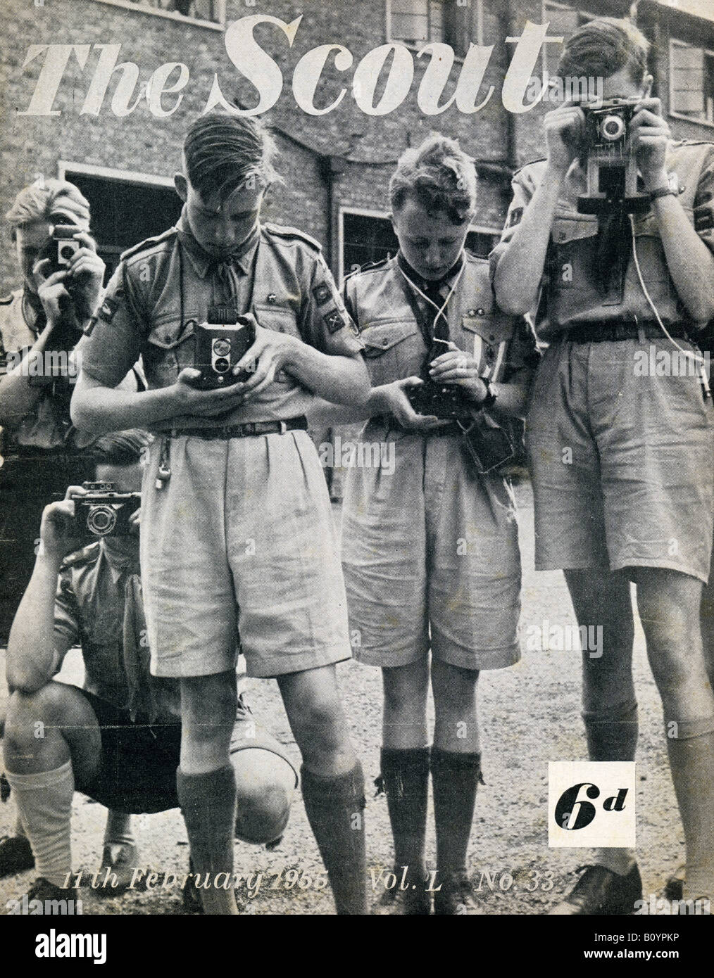 La rivista Scout 11 febbraio 1955 per solo uso editoriale Foto Stock