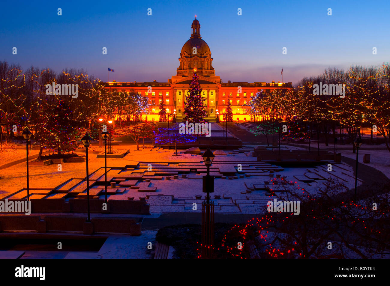 Alberta Legislative Building Foto Stock