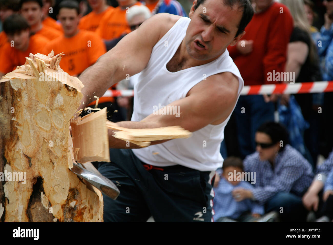 Festival basco in Agustinos, Spagna Nord 3 Foto Stock