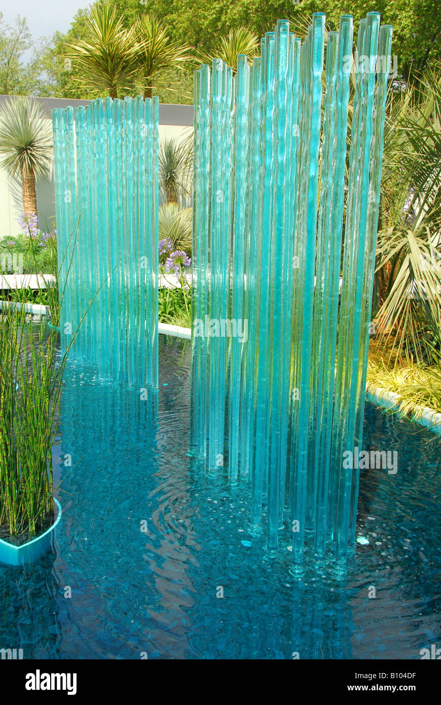 Il Gavin Jones Giardino di Corian RHS Chelsea Flower Show 2008 Londra Inghilterra Designer Philip Nash Foto Stock