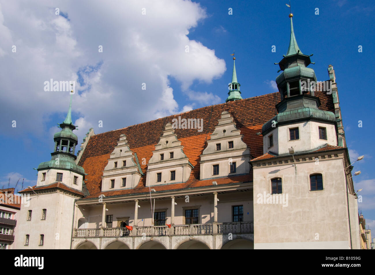 Brzeg, Slesia, Polonia. Castello dei Duchi di Brzeg Foto Stock