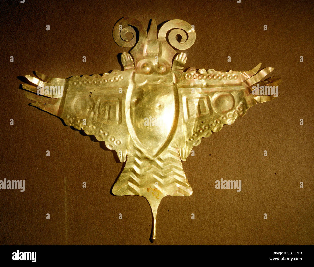 Nazca gold bat. Perù Foto Stock