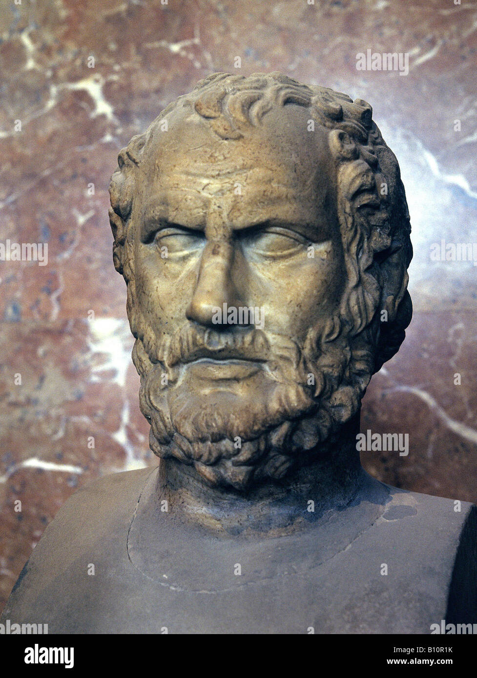 Aescines oratore ateniese politico 390 314 BC copia romana di originale greco Foto Stock