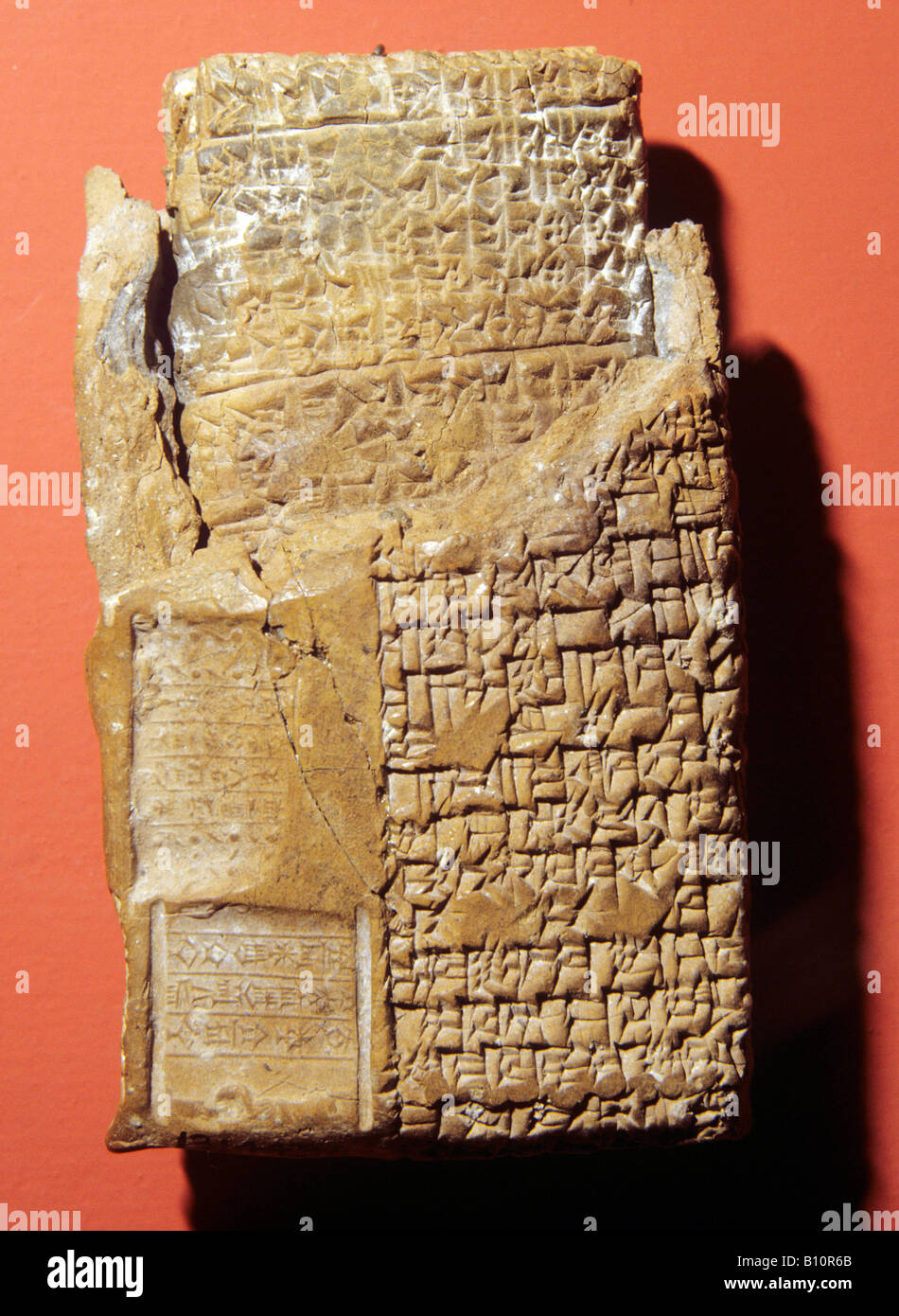 Hittita tablet. 1700 BC. Foto Stock