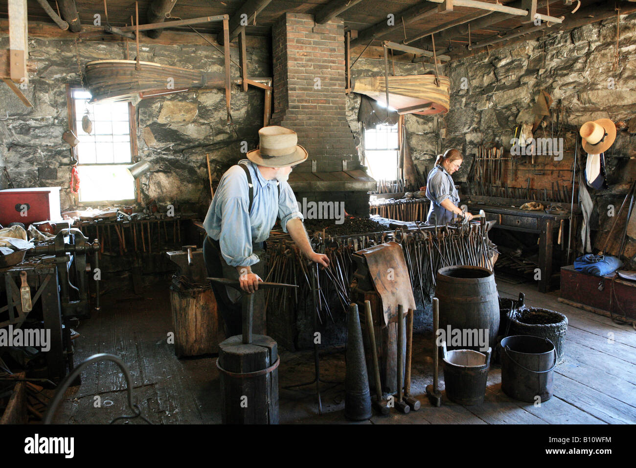 Old Sturbridge Village, Sturbridge, Massachusetts, New England, STATI UNITI D'AMERICA Foto Stock