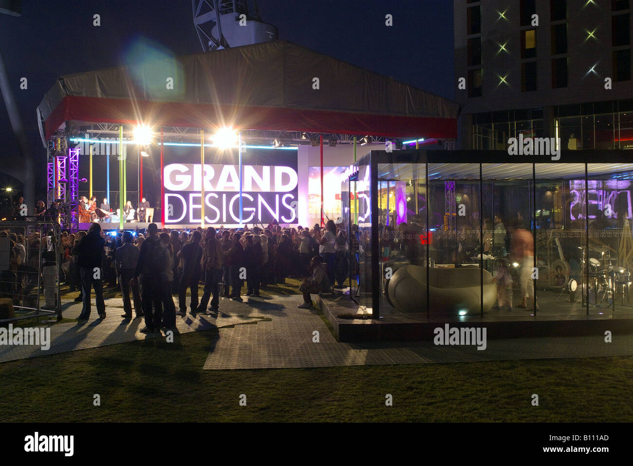 Il set di 'Grand Designs Live' Foto Stock