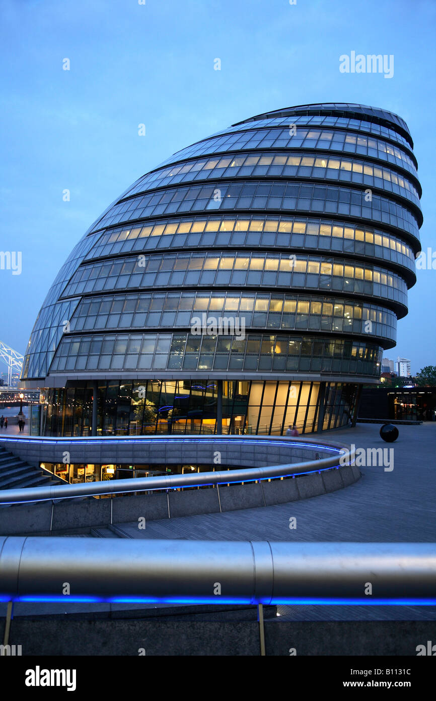 Regno Unito Gran Bretagna Inghilterra Londra City Hall Foto Stock