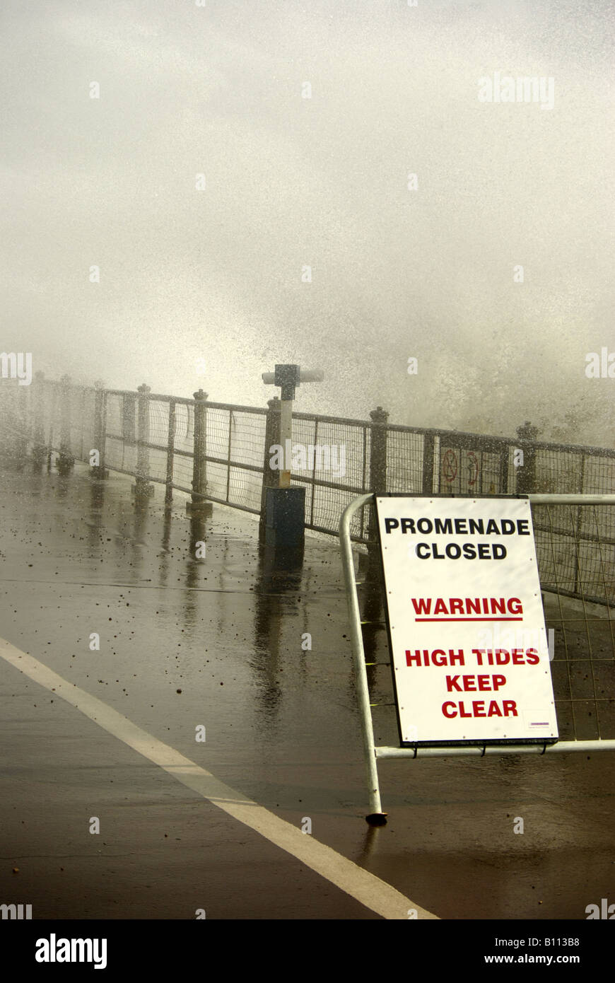 Tempesta, Hastings, Regno Unito Foto Stock