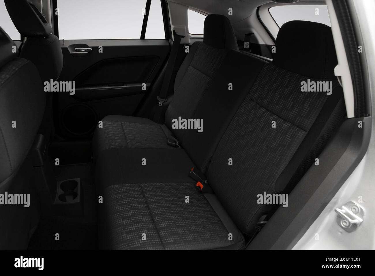 2008 Dodge Caliber se in argento - SEDILI POSTERIORI Foto Stock