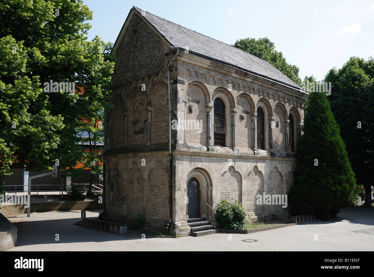 Andernach, Thomaskapelle, Doppelkapelle, Blick von Südwesten Foto Stock