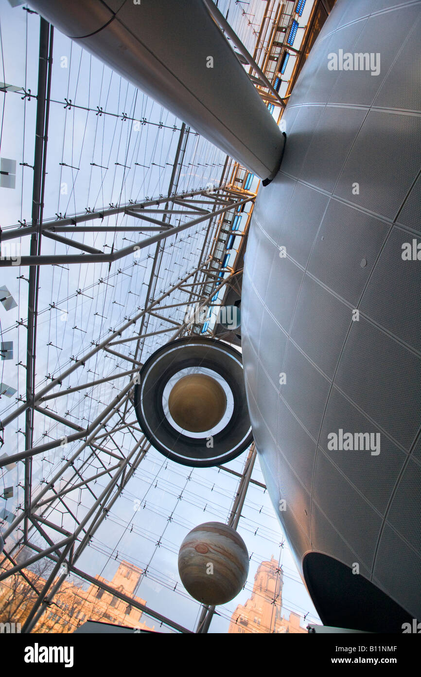 HAYDEN PLANETARIUM ROSE CENTER (©JAMES STEWART POLSHEK 2000) AMERICAN MUSEUM OF NATURAL HISTORY MANHATTAN NEW YORK CITY USA Foto Stock