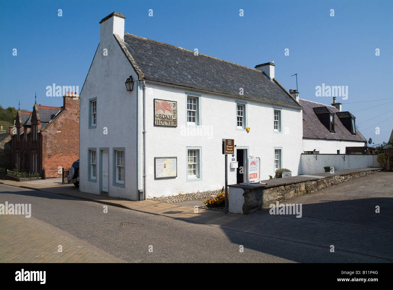 Dh ROSEMARKIE ROSS CROMARTY Groam House Museum Foto Stock