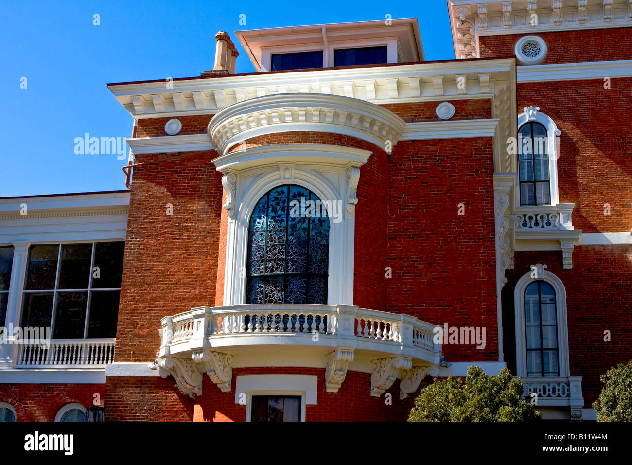 Storica residenza del XIX secolo in macon Georgia Foto Stock