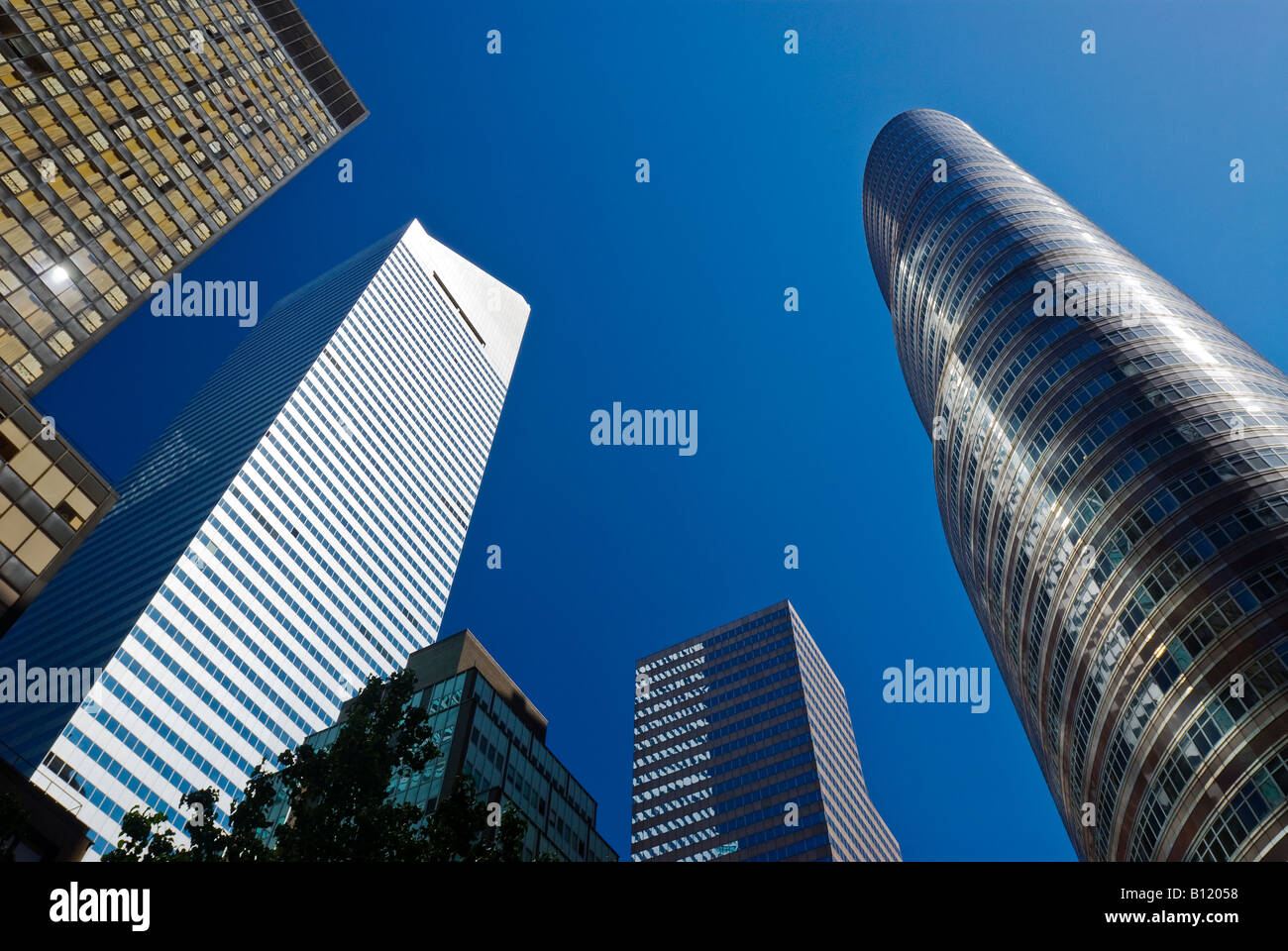 La città di New York. Grattacieli di Manhattan tra cui il Citicorp Center e il Rossetto edificio. Foto Stock