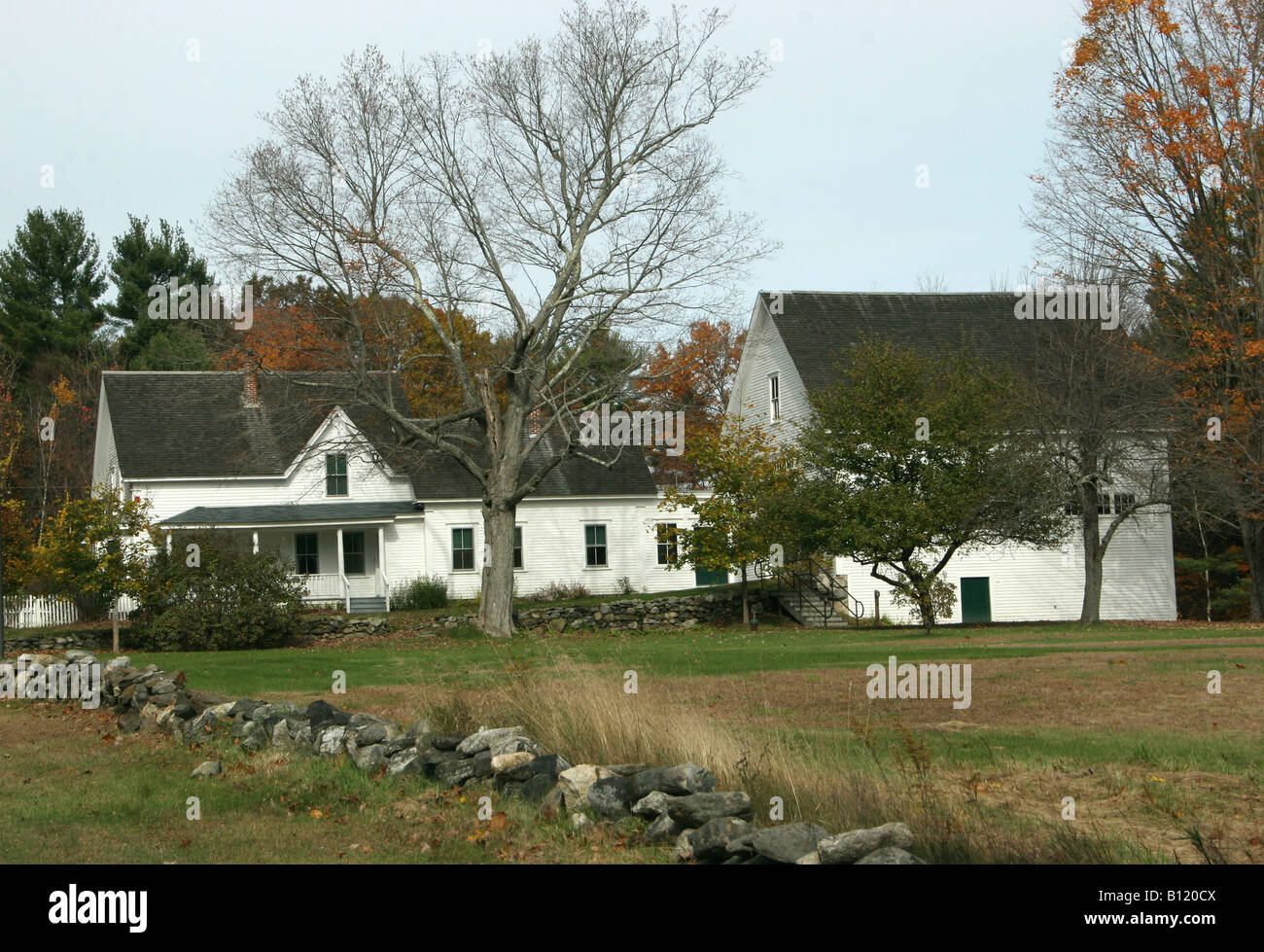 Poeta laureato Robert Frost House Derry, NH USA Foto Stock