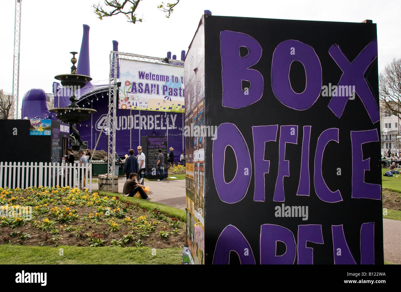 Udderbelly box office, Old Steine, Brighton Foto Stock