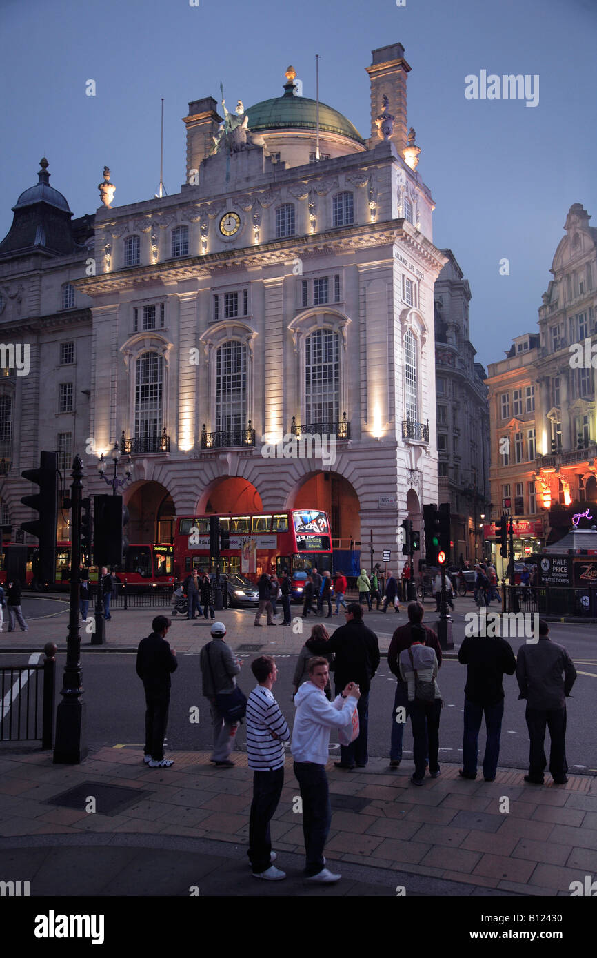 Regno Unito Gran Bretagna Inghilterra Londra Piccadilly Circus Foto Stock