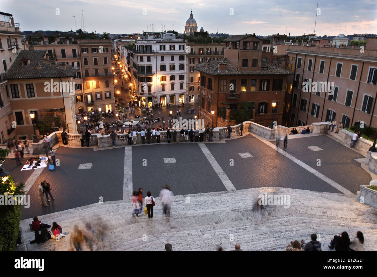Piazza di Spagna, Roma Foto Stock