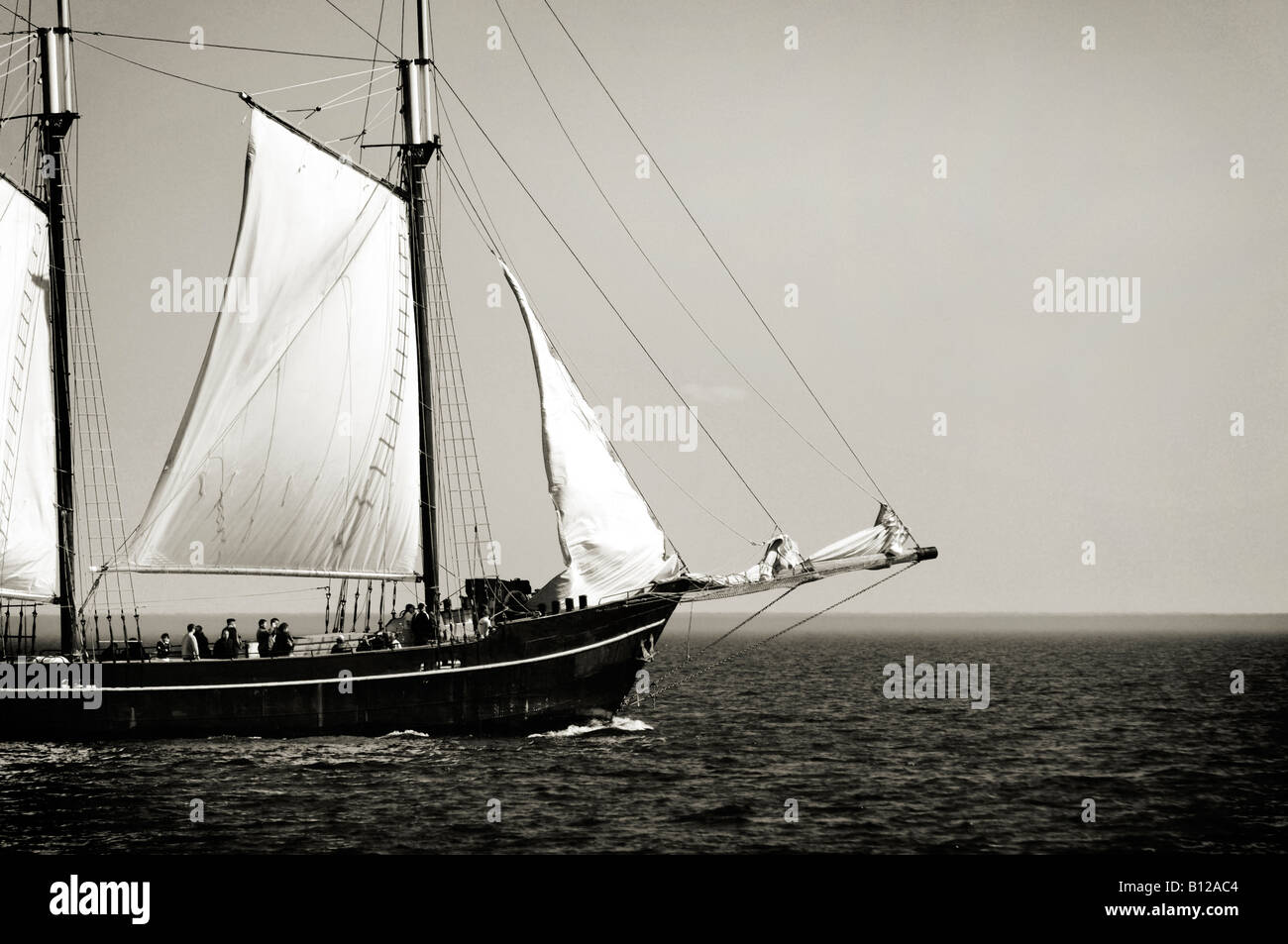Tall Ship Schooner Foto Stock