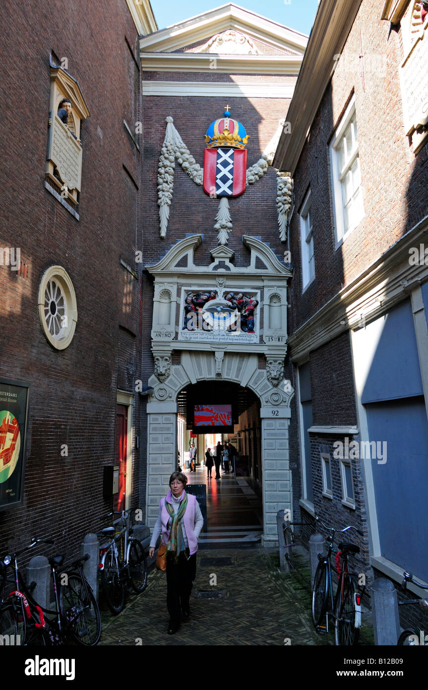 Le strade di Amsterdam Olanda Paesi Bassi Europa Foto Stock