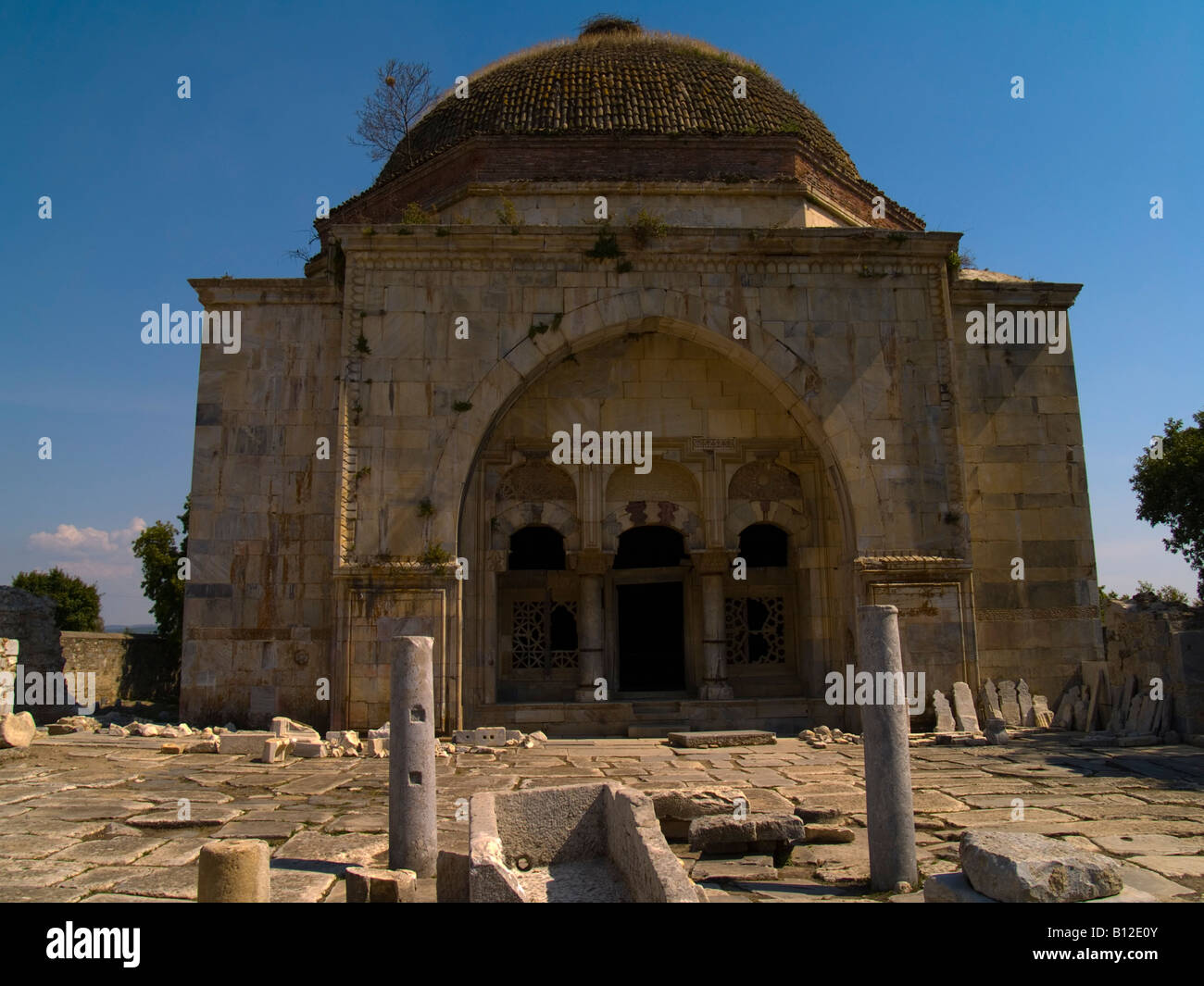 Ilyas Bey moschea, Miletos, Turchia Foto Stock