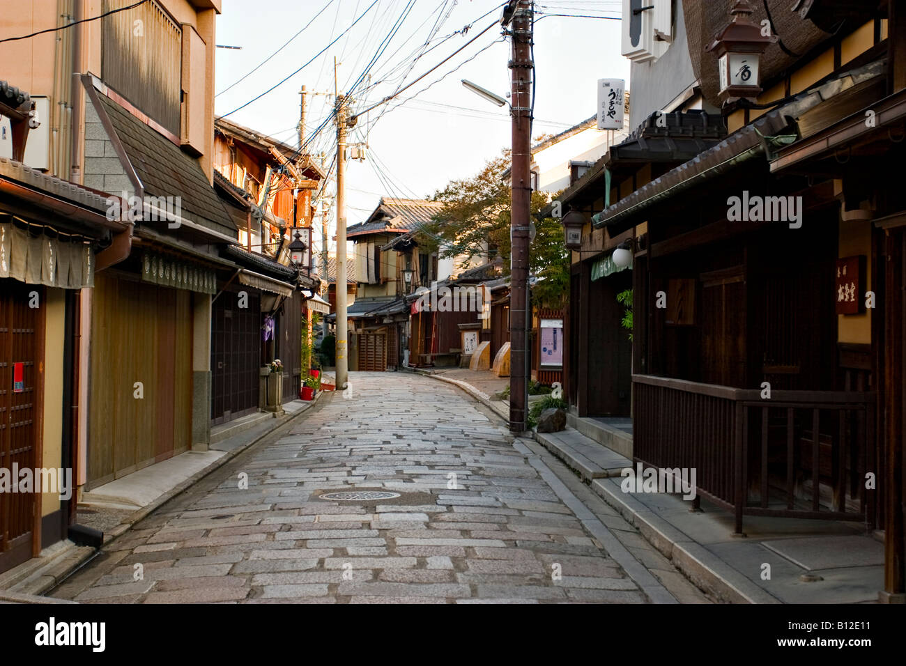 Sannen-zaka street, Higashiyama, Kyoto, Giappone, Asia Foto Stock