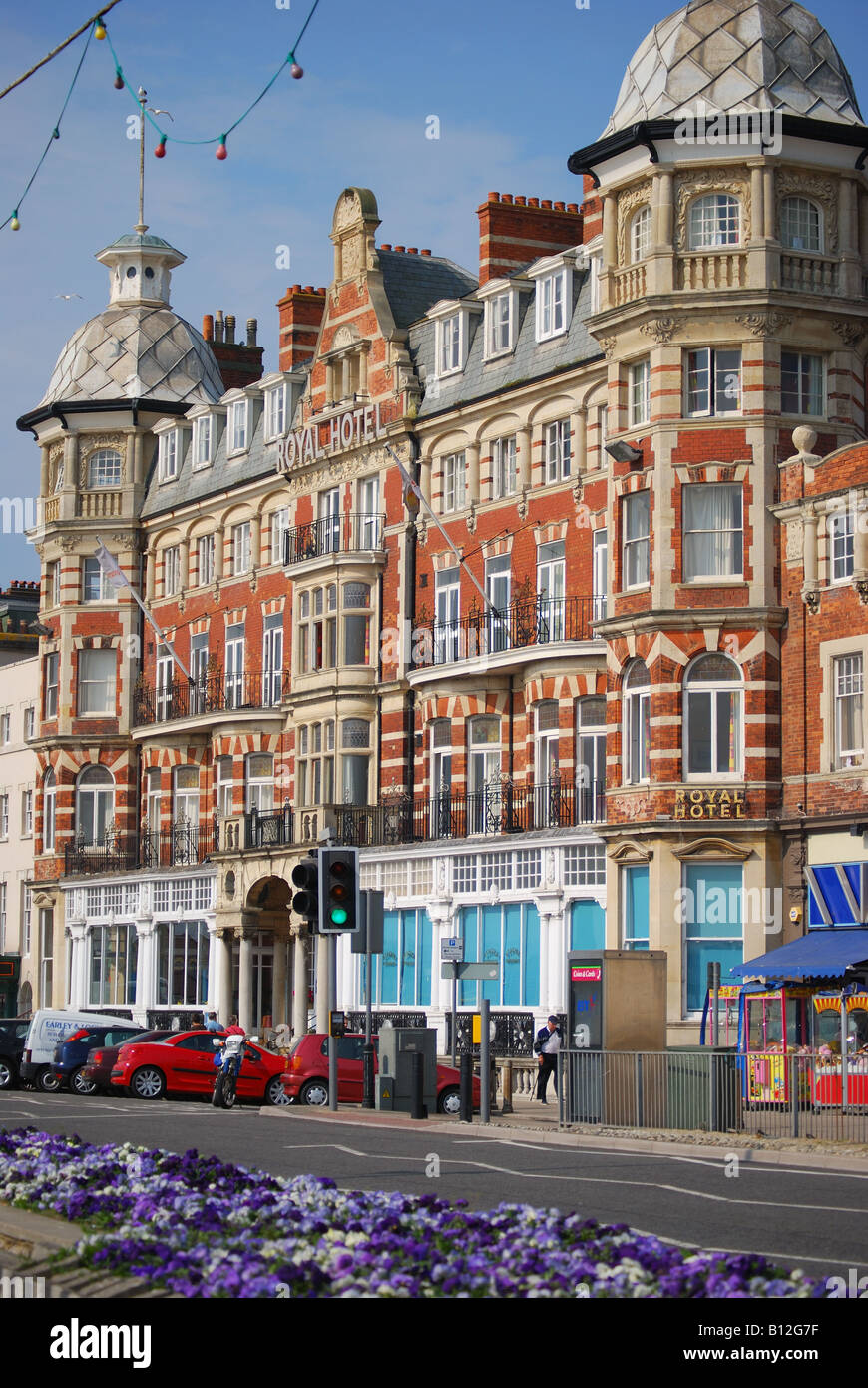 Il Royal Hotel, Esplanade, Weymouth Dorset, England, Regno Unito Foto Stock