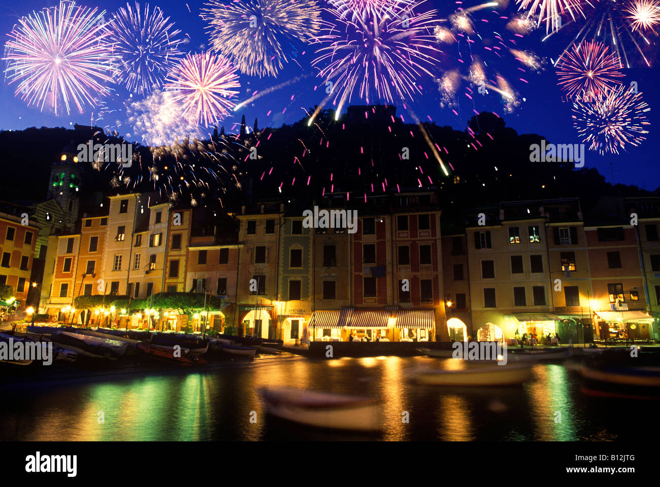 PORTOFINO RIVIERA LIGURE GOLFO DI GENOVA ITALIA Foto Stock