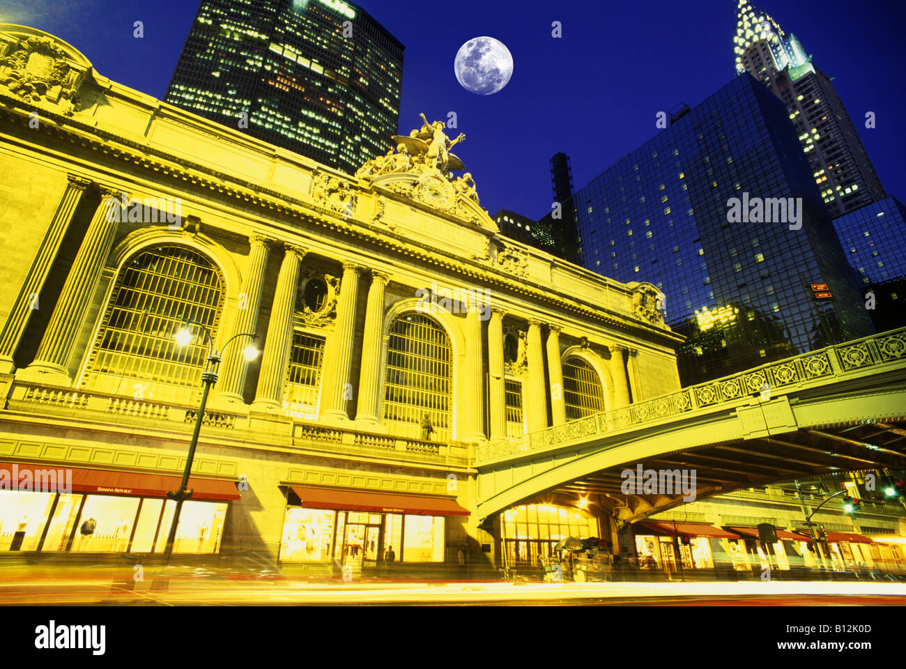 Ponte di Pershing Grand Central Terminal (©WARREN & WETMORE 1913) quaranta seconda strada midtown Manhattan NEW YORK CITY USA Foto Stock