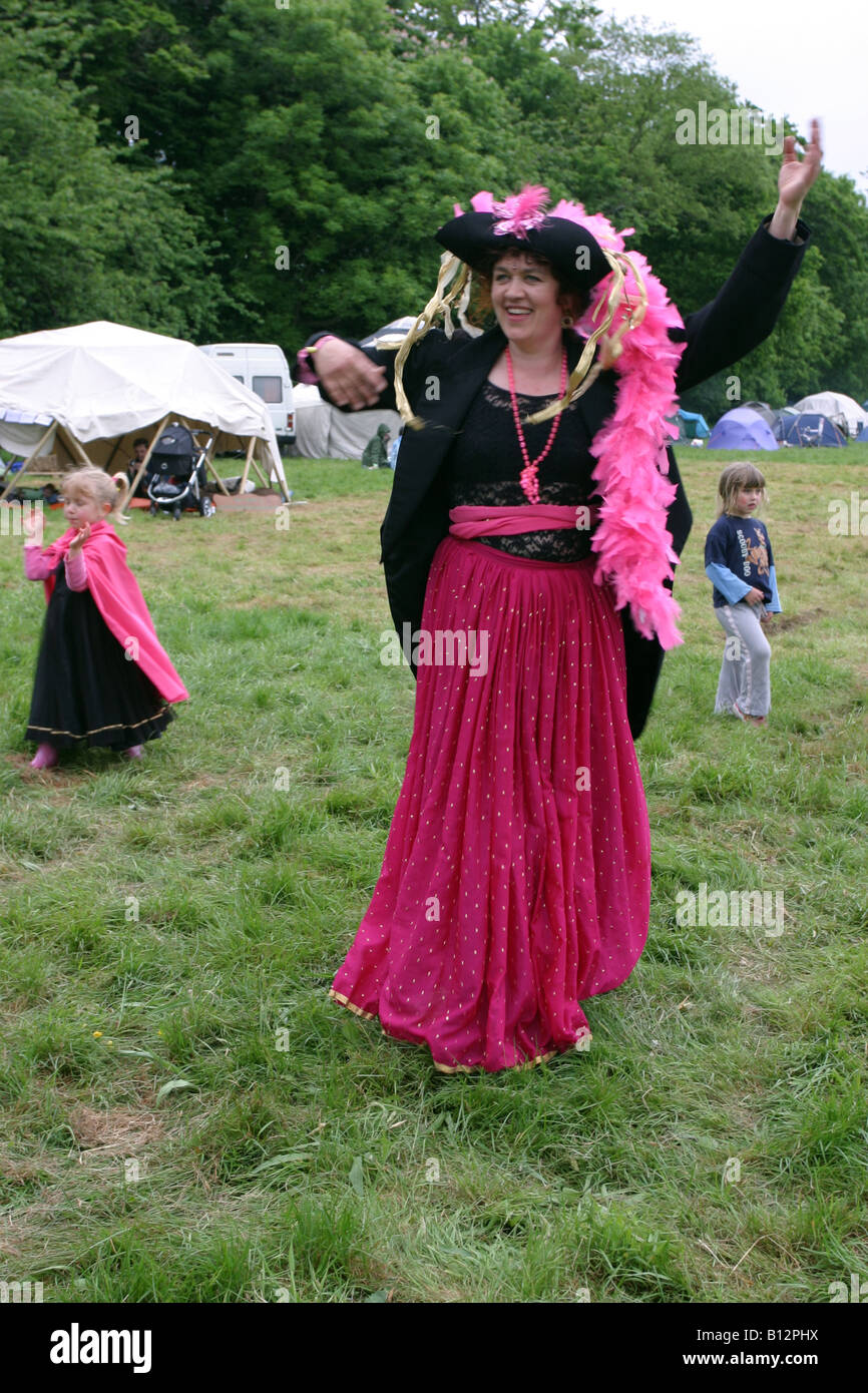 Legno Music Festival, Oxfordshire, Inghilterra, Regno Unito. 2008. Organizzato dal carrello Foto Stock