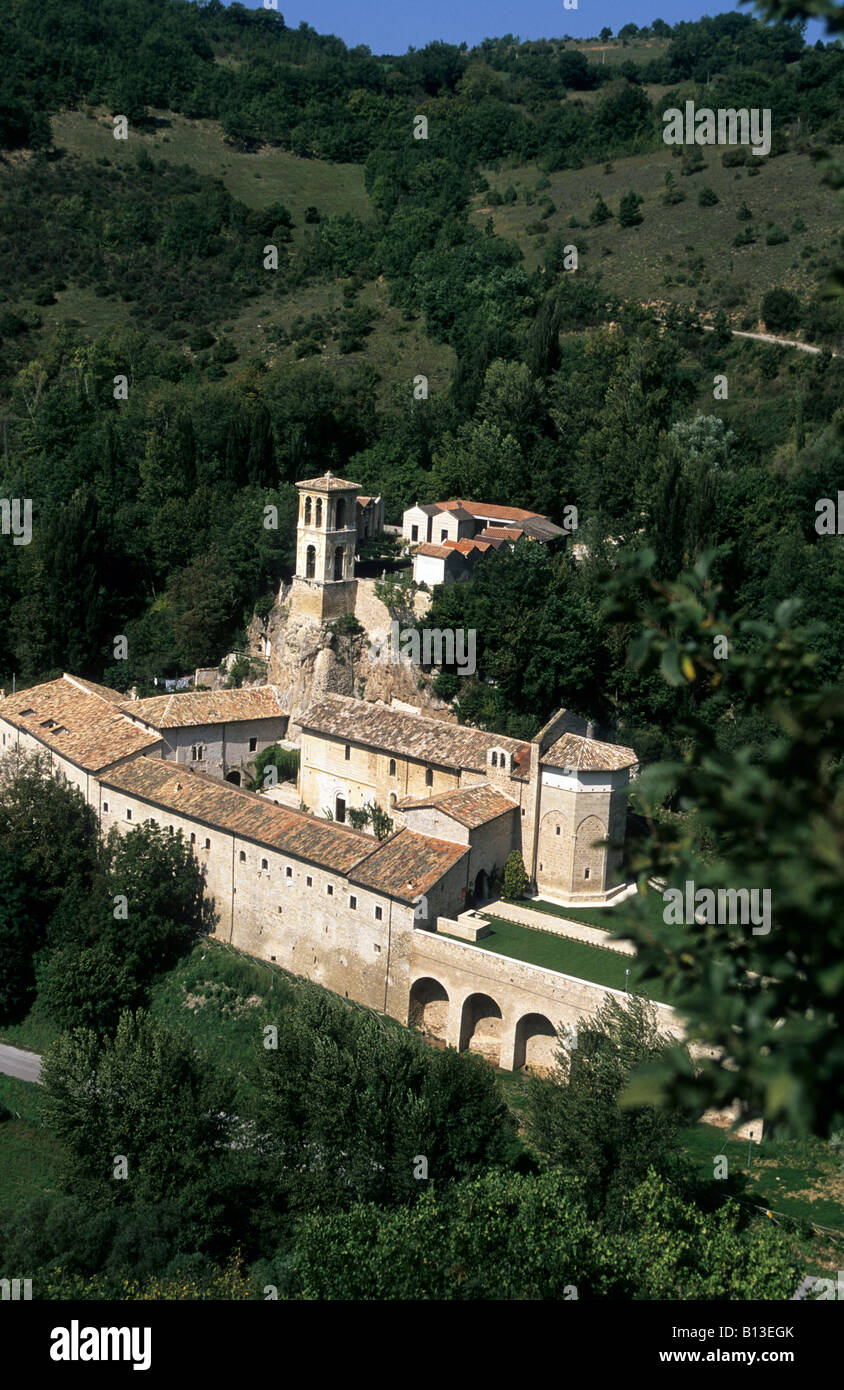 Italia umbria valnerina abbazia di Sant'Eutizio Foto Stock
