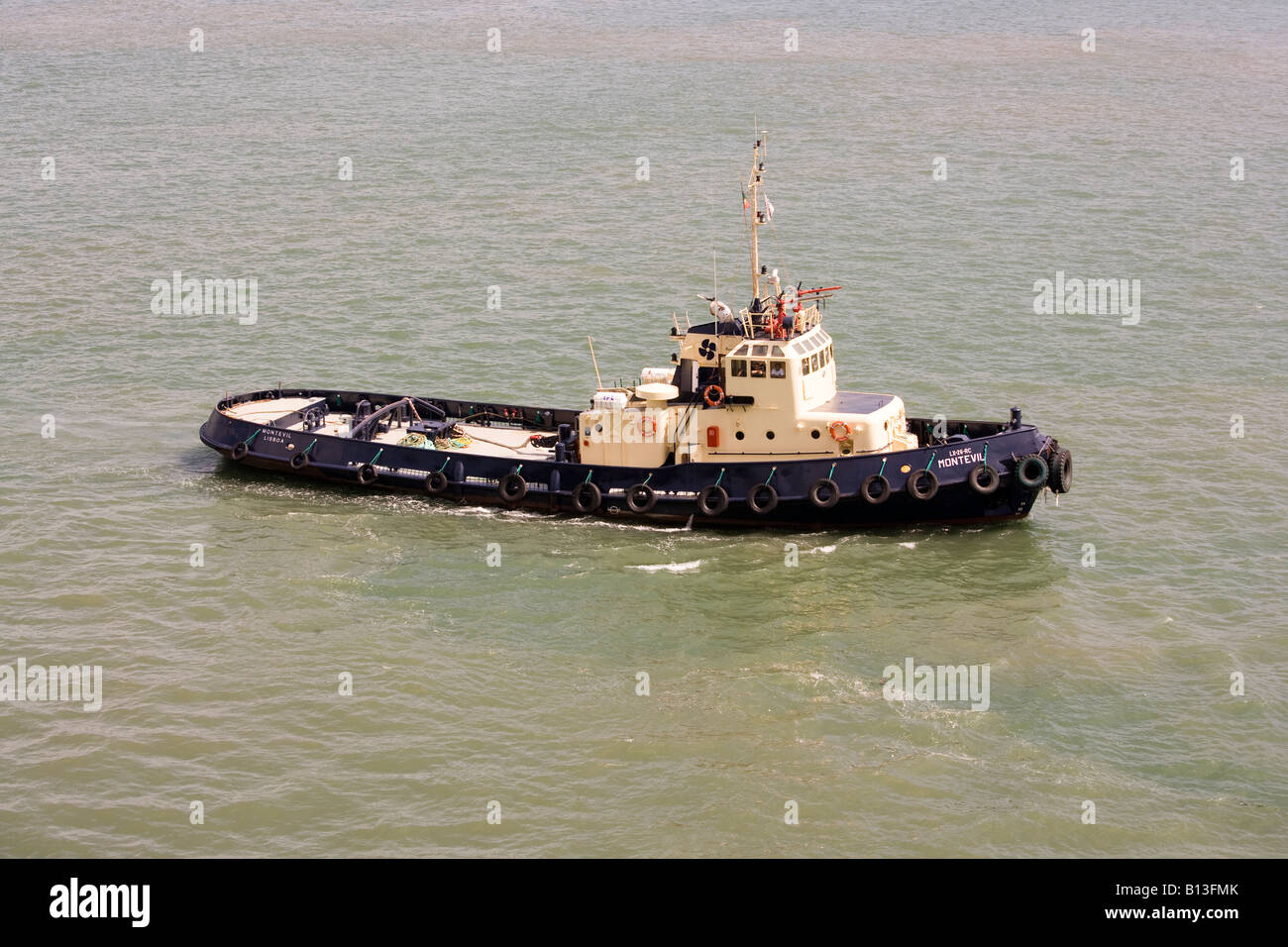 Montevil rimorchiatore a Lisbona Portogallo Foto Stock